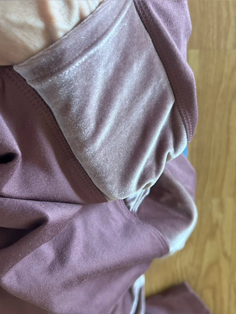 PINK “Cozy” leggings with Side Velvet Stripe - Picture 5 of 6